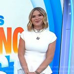 Jenna’s white peplum top on Today