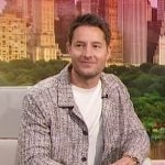 Justin Hartley’s knit cardigan on Sherri