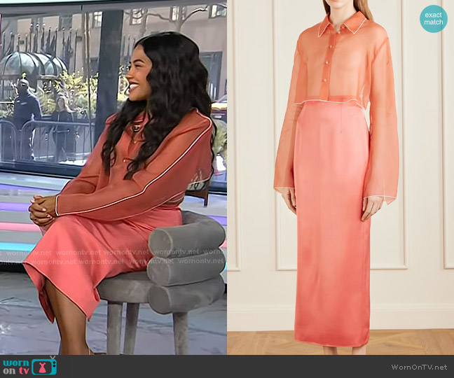 Khaite Fritz Top worn by Emma Grede on Today