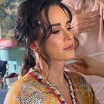 Kyle’s orange cheetah print robe on The Real Housewives of Beverly Hills