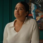 Lida’s white collared sweater on Matlock
