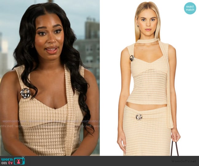 Lioness in Your Dreams Top worn by Mia Calabrese on Summer House