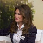 Lisa Vanderpump’s purple blazer on Good Morning America