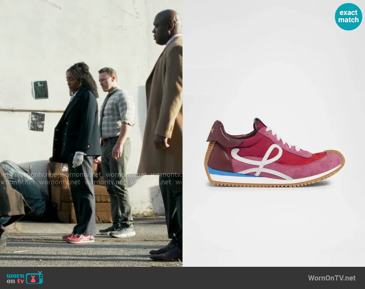 Loewe Flow Retro Runner Sneakers worn by Faith Mitchell (Iantha Richardson) on Will Trent