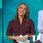 Lori’s brown utility dress on Good Morning America