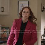 Maddie’s pink blazer on 9-1-1