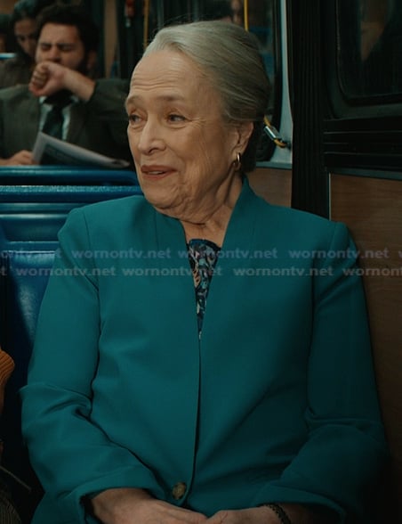 Madeline’s blue blazer on Matlock