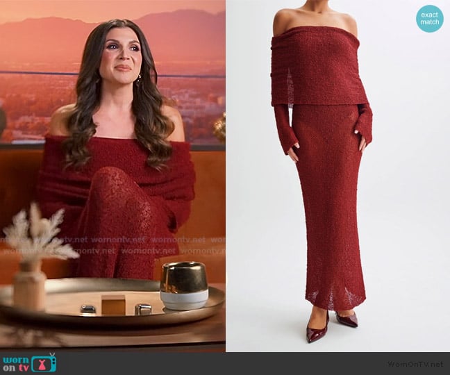 Meshki Marisol Maxi Dress worn by Janet Caperna on The Valley