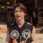 Min Ho’s black embroidered knit vest on XO Kitty