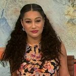 Morgan’s floral print ruched dress on NBC News Daily