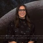 Savannah’s black star print top on NBC News Daily