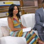 Dr. Tara Narula’s multicolor stripe ribbed dress on Good Morning America