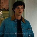 Nate’s denim jacket on Euphoria