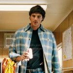 Nate’s blue plaid shirt on Euphoria