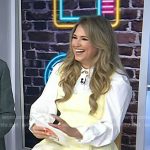 Nikki Novak’s yellow mini dress on Today