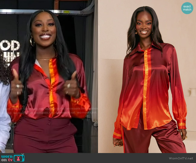 Ofuure Dawn Set worn by Chiney on Good Morning America
