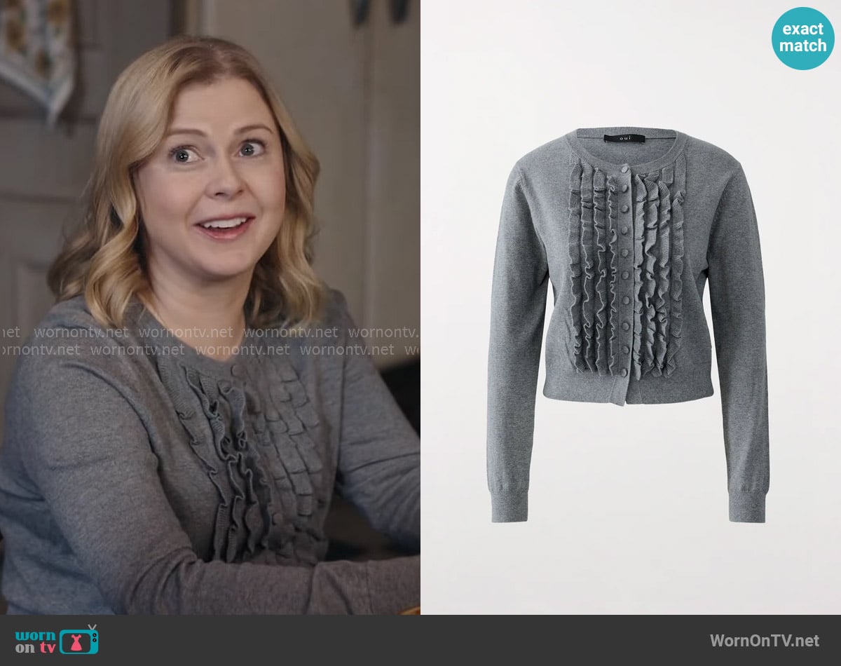 Oui Cardigan 94144 worn by Sam (Rose McIver) on Ghosts