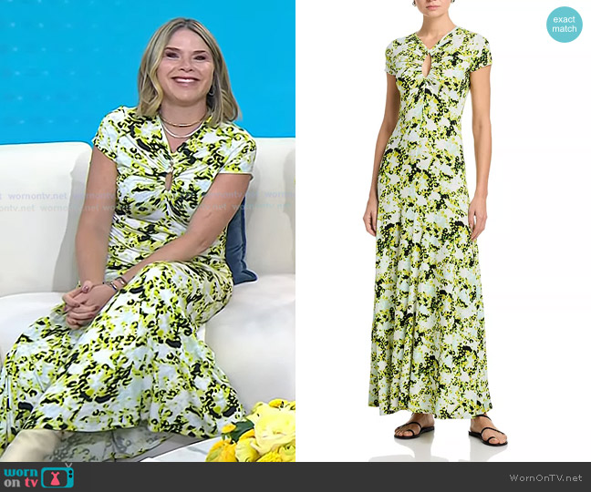 Proenza Schouler White Label Noelani Dress worn by Jenna Bush Hager on Today