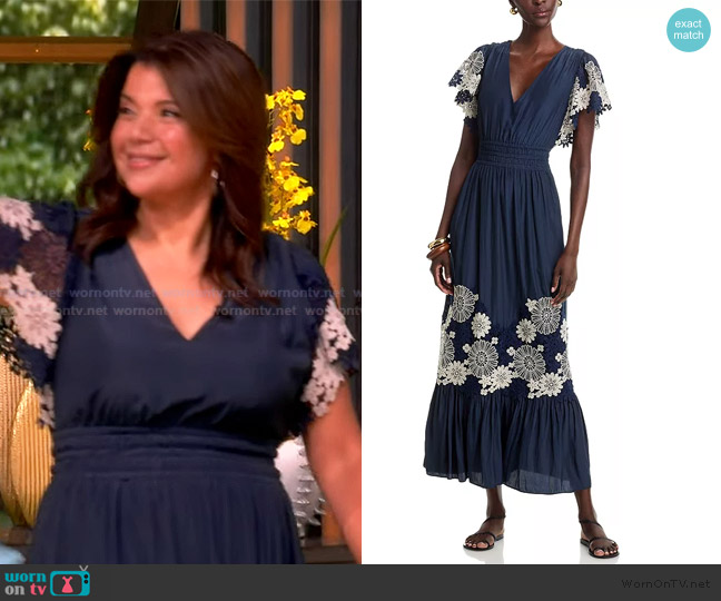 Ramy Brook Georgie Dress worn by Ana Navarro on The View