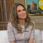 Rhiannon’s plaid short sleeve jacket on Good Morning America