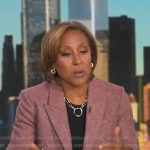 Robin’s pink blazer on Good Morning America
