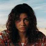 Rue’s red Hawaiian print shirt on Euphoria