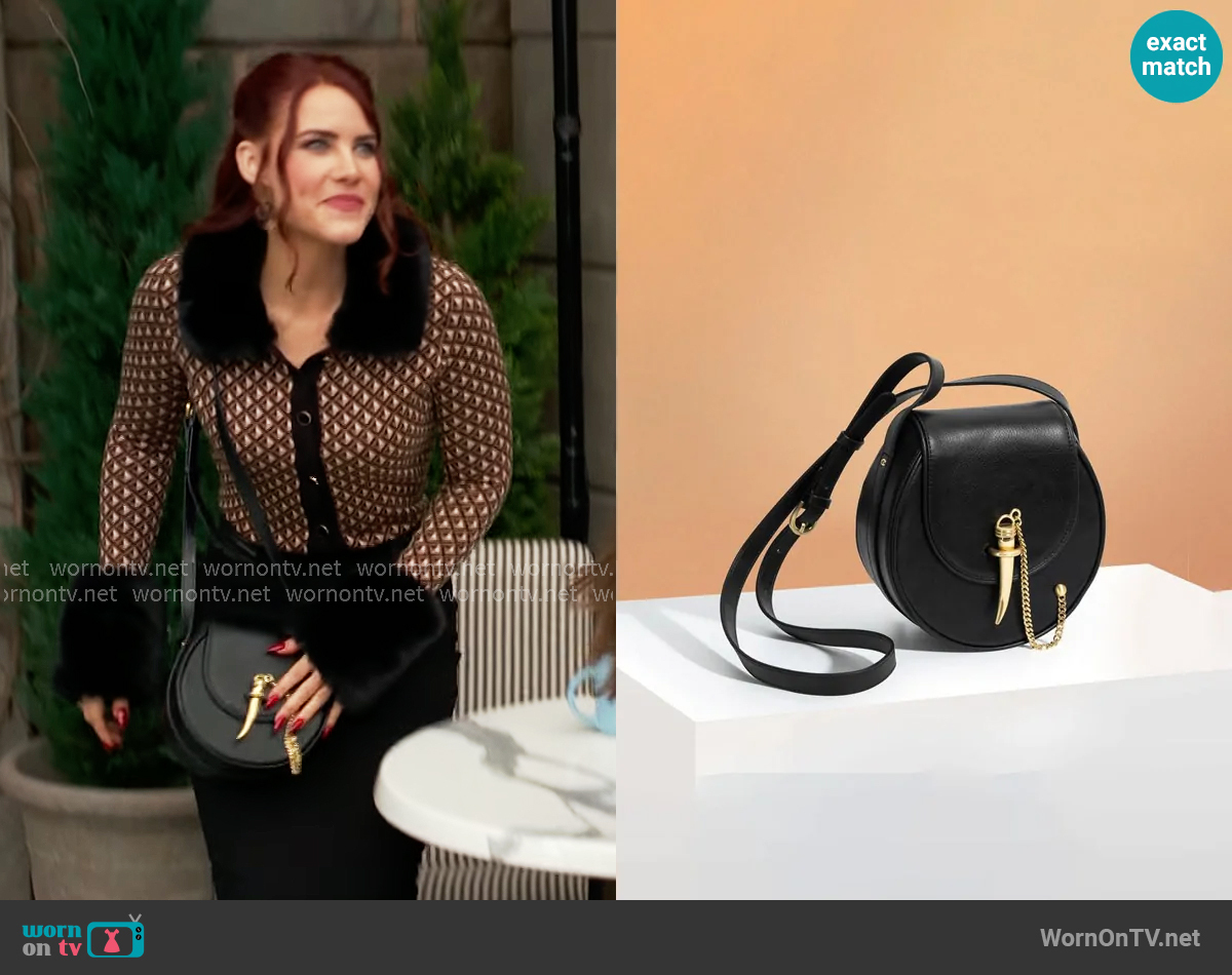 Sancia Marit Roundie Bag worn by Sally Spectra (Courtney Hope) on The Young and the Restless