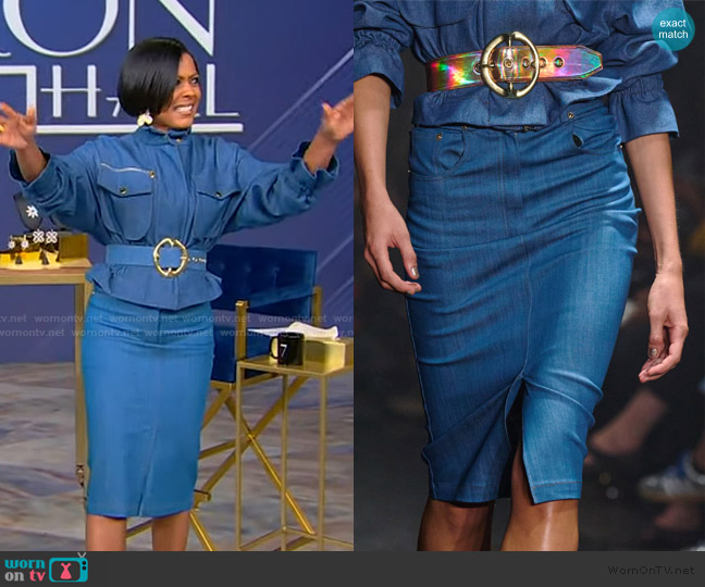 Sergio Hudson 2026 Spring Summer Collection worn by Tamron Hall on Tamron Hall Show