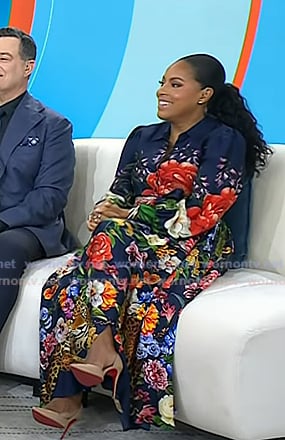 Sheinelle’s beige heel pumps on Today