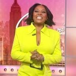 Sherri’s lime belted blazer dress on Sherri
