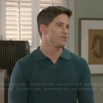 Smitty’s green collared sweater on Beyond the Gates