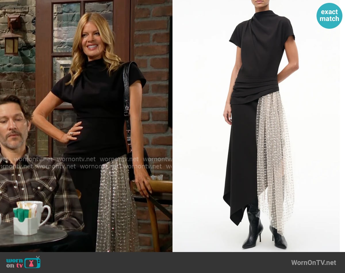 Staud Effie Dress worn by Phyllis Summers (Michelle Stafford) on The Young and the Restless