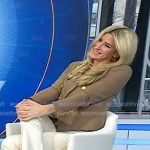 Stefani Berkin’s brown double breasted blazer on Today