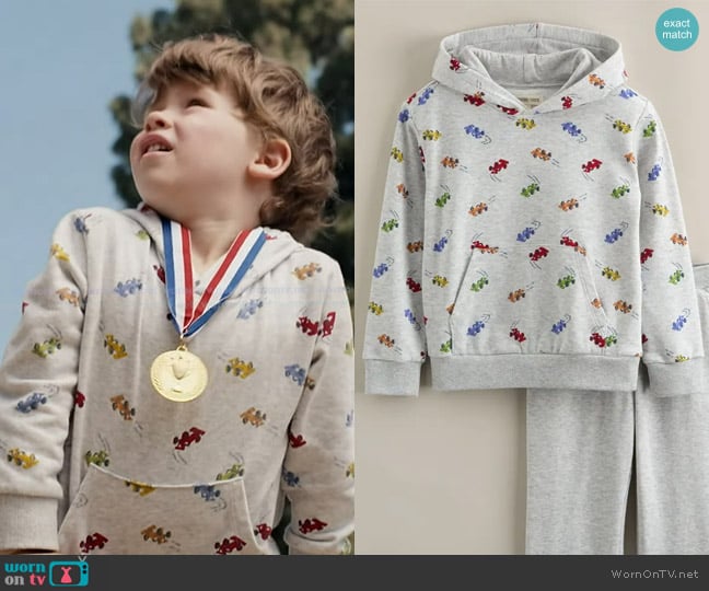 Tucker + Tate Kids' Print Sweatshirt & Sweatpants Set