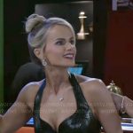 Vanessa’s leather halter dress on Beyond the Gates