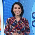 Vicky’s plaid shirtdress on Today