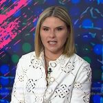 Jenna’s white scalloped eyelet jacket on Today