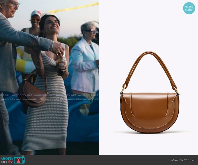 Zara Canvas Topstitch Bag worn by Ava (Mikaela Hoover) on Beef