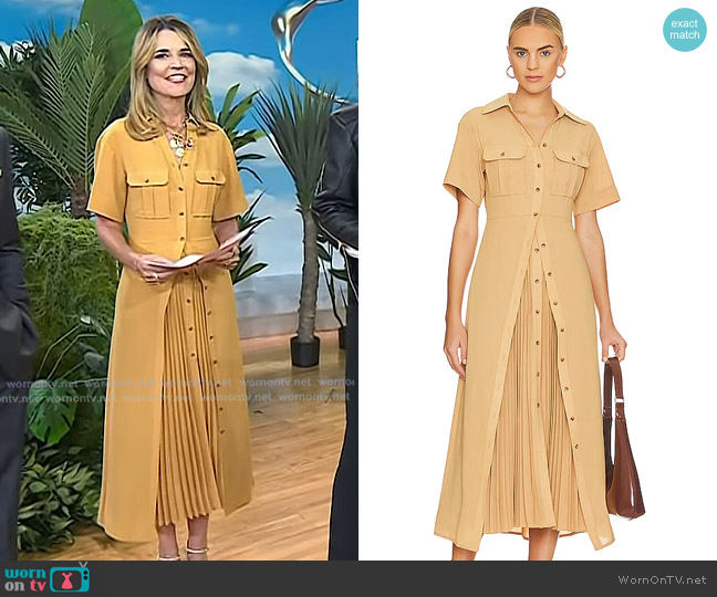 A.L.C. Florence Dress worn by Savannah Guthrie on Today