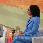 Adriana Diaz’s blue suit on CBS Mornings
