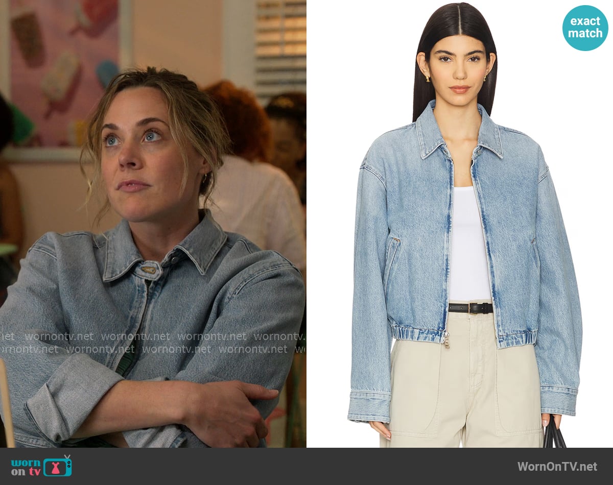 Agolde Nile Jacket worn by Ginny (Erika Henningsen) on The Four Seasons
