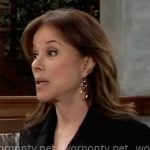 Alexis’s black double-breasted blazer on General Hospital