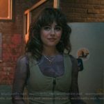Allie’s green corset top on Off Campus