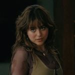 Allie’s green corset top on Off Campus