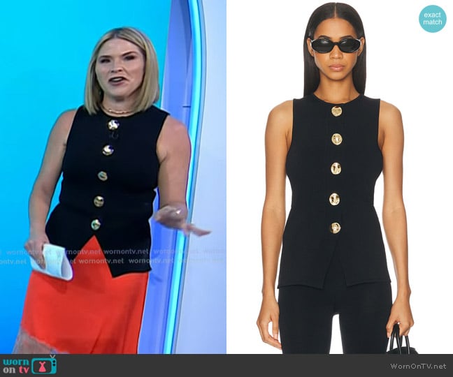 Altuzarra Happer Top worn by Jenna Bush Hager on Today