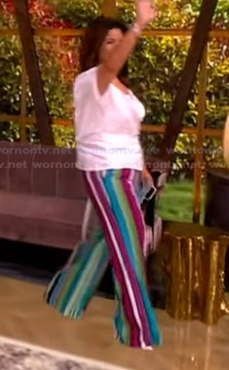 Ana’s striped pants on The View