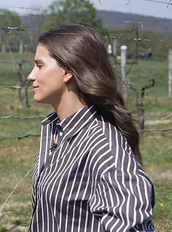 Angie Lassman’s striped shirt on Today
