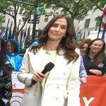 Angie Lassman's white coat on Today