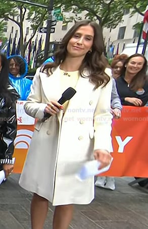 Angie Lassman’s white coat on Today