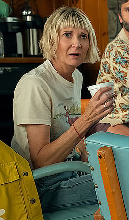 Anne’s graphic tee on The Four Seasons